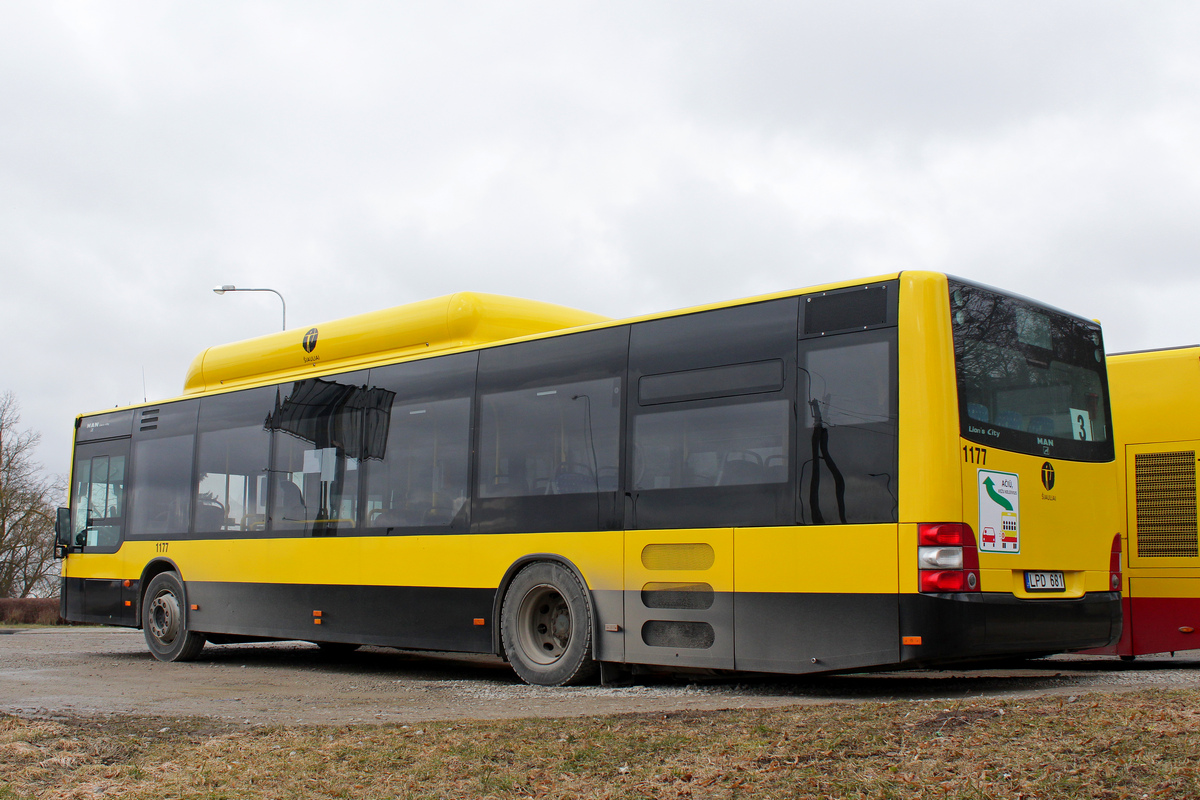 Литва, MAN A21 Lion's City NL243 CNG № 1177