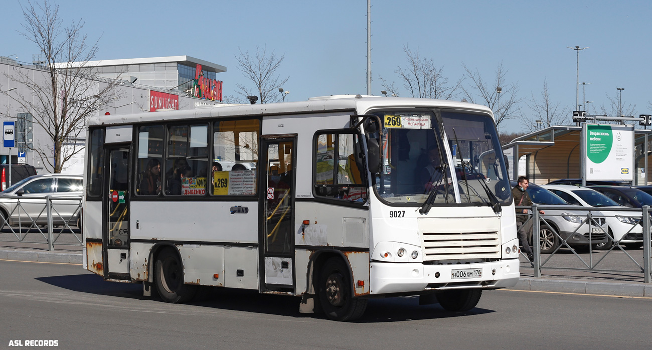 Санкт-Петербург, ПАЗ-320402-05 № 9027