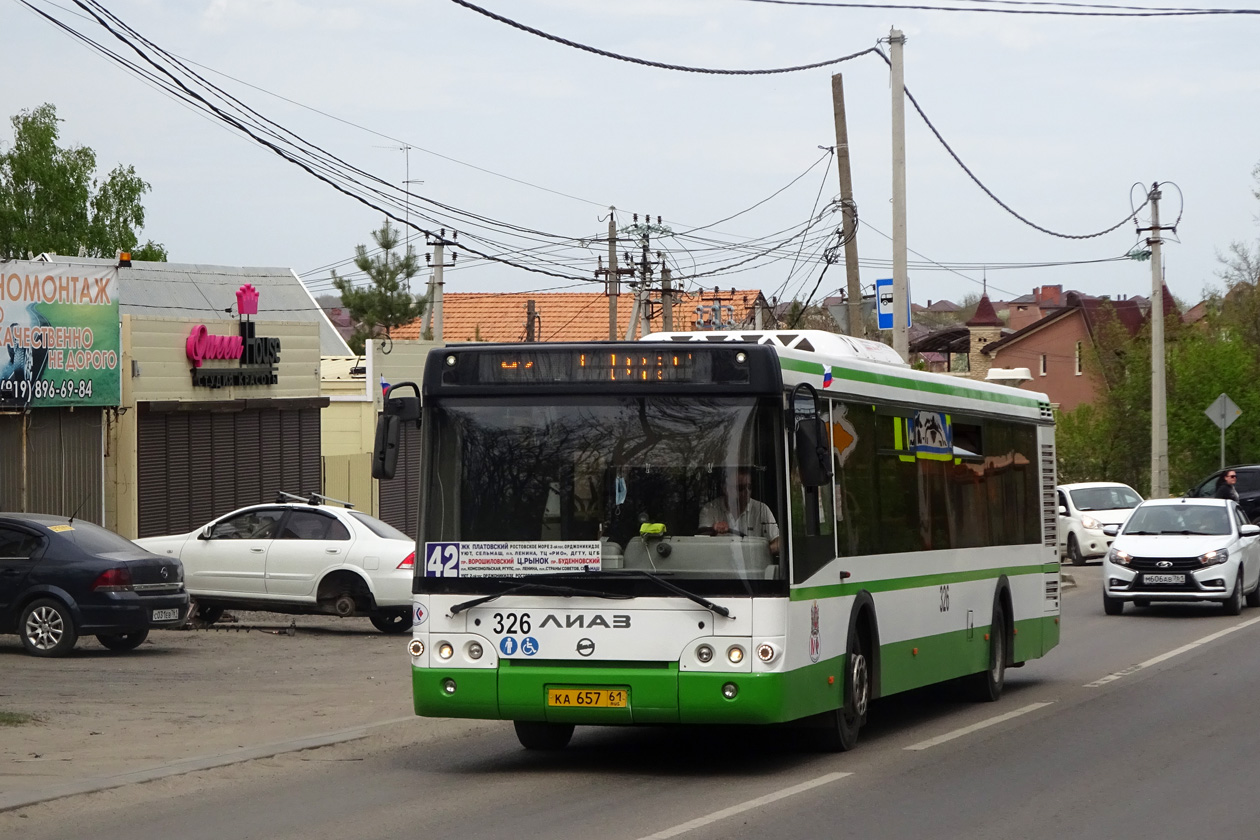 Ростовская область, ЛиАЗ-5292.60 № 326