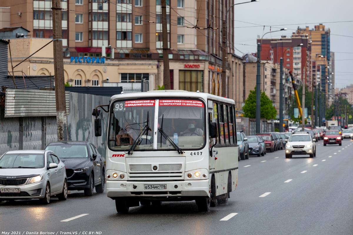 Санкт-Петербург, ПАЗ-320402-05 № n407