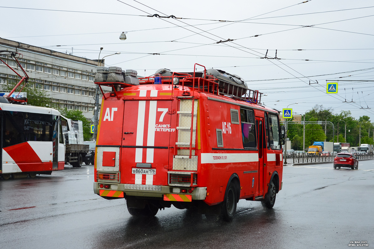 Санкт-Петербург, ПАЗ-32053-20 АГ/АСО/АД/ПКС № В 860 АН 178