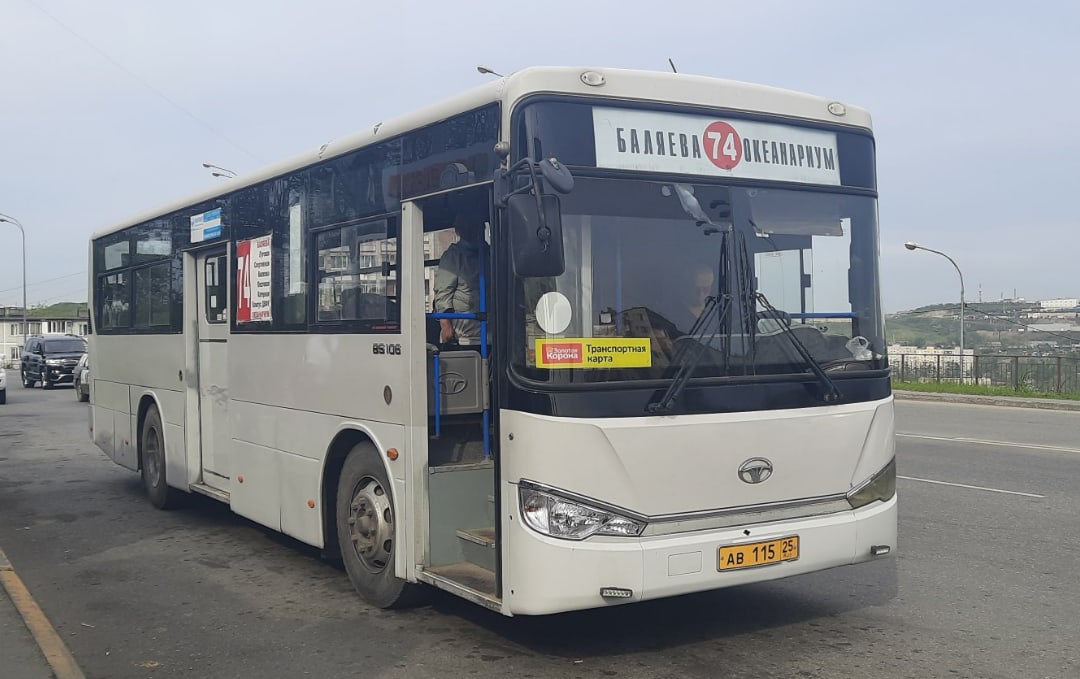 Приморский край, Daewoo New BS106 № АВ 115 25