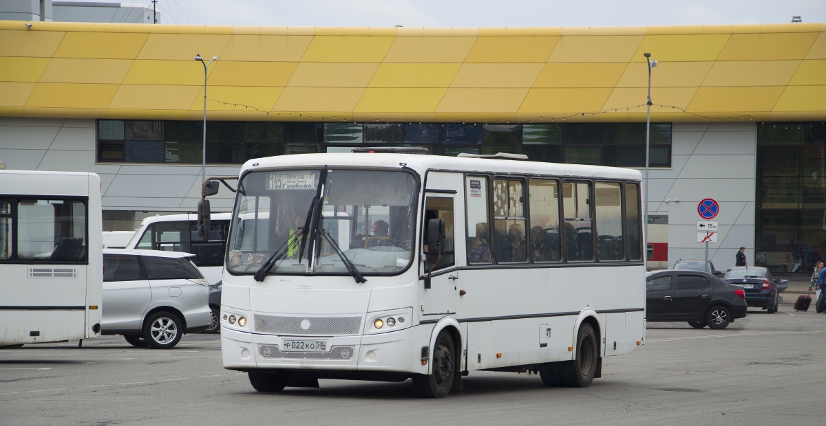 Пензенская область, ПАЗ-320412-04 "Вектор" № Р 022 КО 58