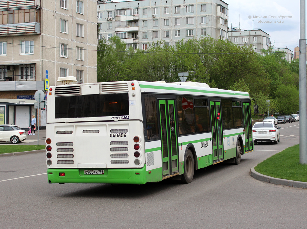 Москва, ЛиАЗ-5292.21 № 040654