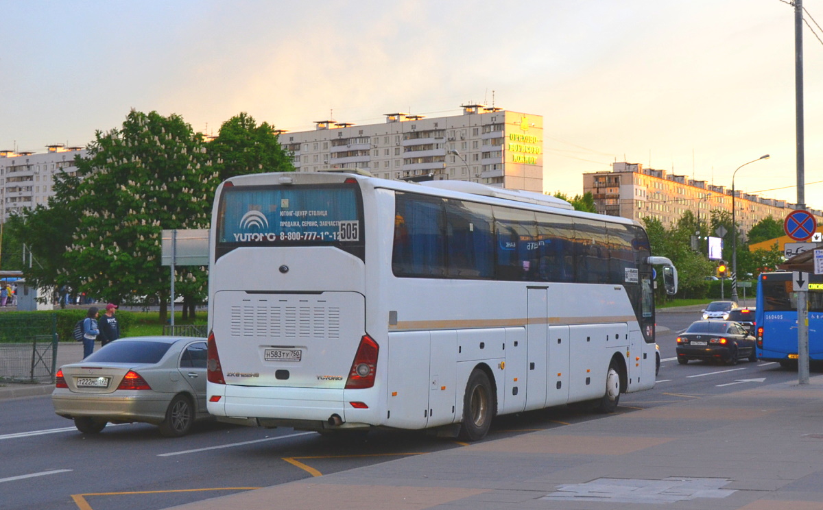 Московская область, Yutong ZK6122H9 № Н 583 ТУ 750