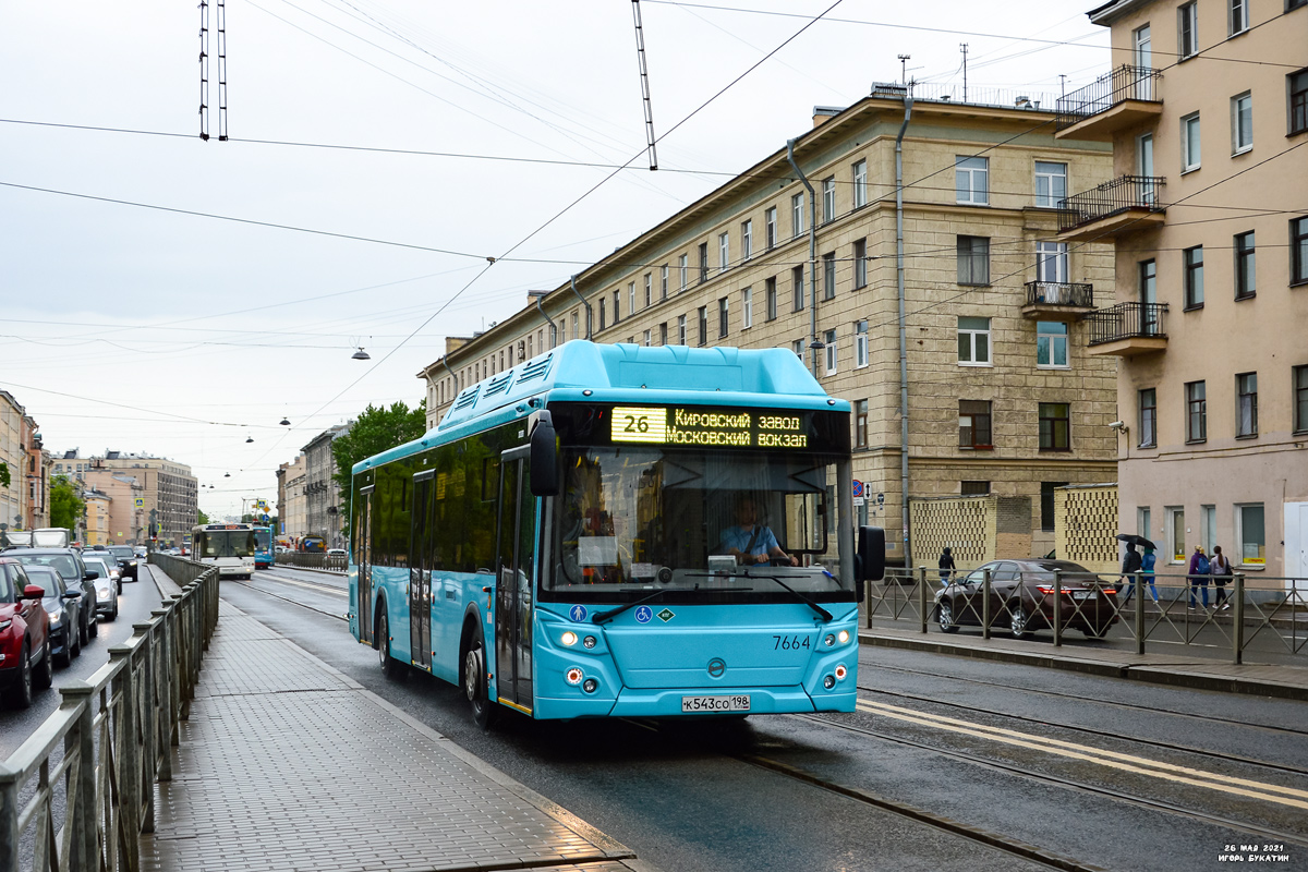 Санкт-Петербург, ЛиАЗ-5292.67 (CNG) № 7664