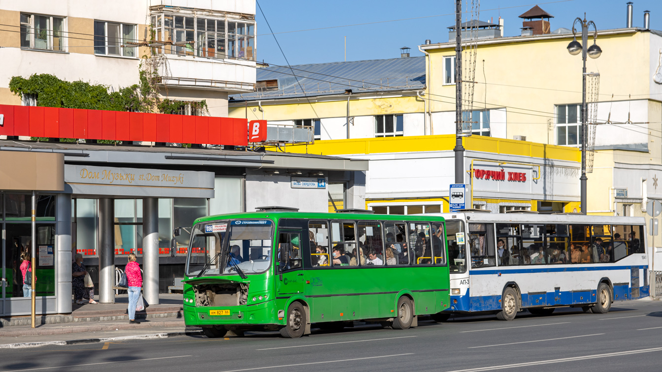 Свердловская область, ПАЗ-320412-14 "Вектор" № КМ 827 66