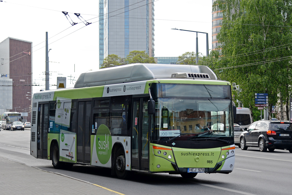 Литва, Castrosua CS.40 City Versus GNC 12 № 985