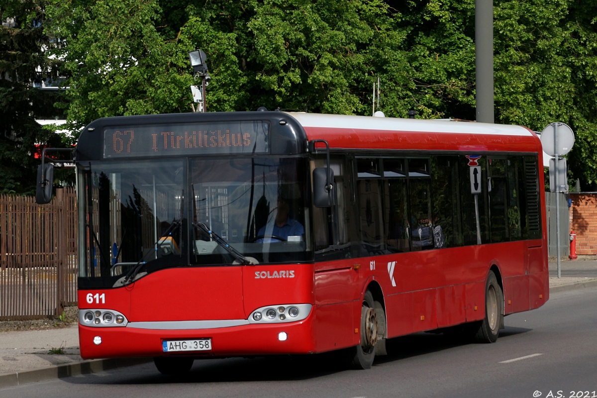 Литва, Solaris Urbino II 12 № 611