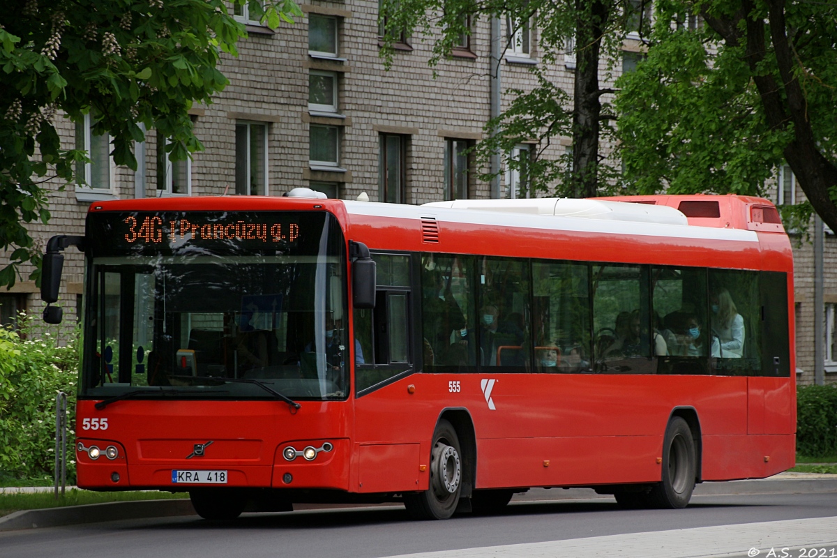 Литва, Volvo 7700 № 555