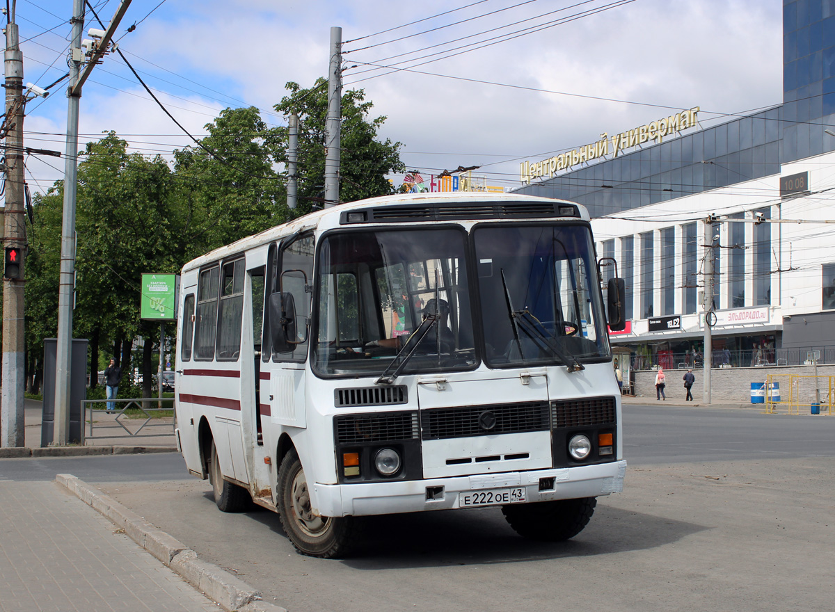 Кировская область, ПАЗ-3205-110 № Е 222 ОЕ 43