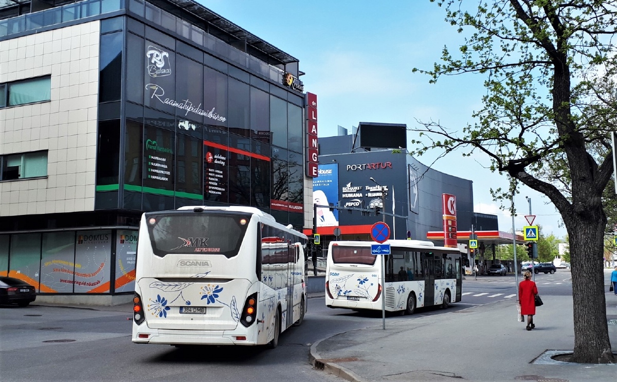 Эстония, Scania Citywide LE Suburban № 384 DMB; Эстония, IVECO Crossway LE LINE 10.8M № 660