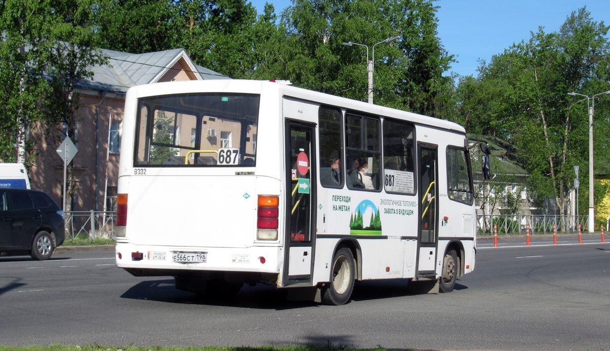 Ленинградская область, ПАЗ-320302-08 № 9332