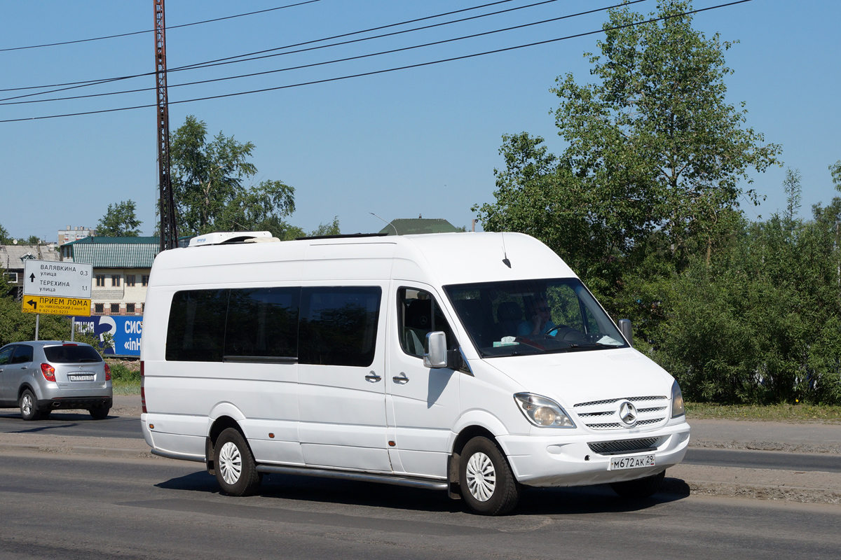 Архангельская область, Актрия 3515N (MB Sprinter) № М 672 АК 29