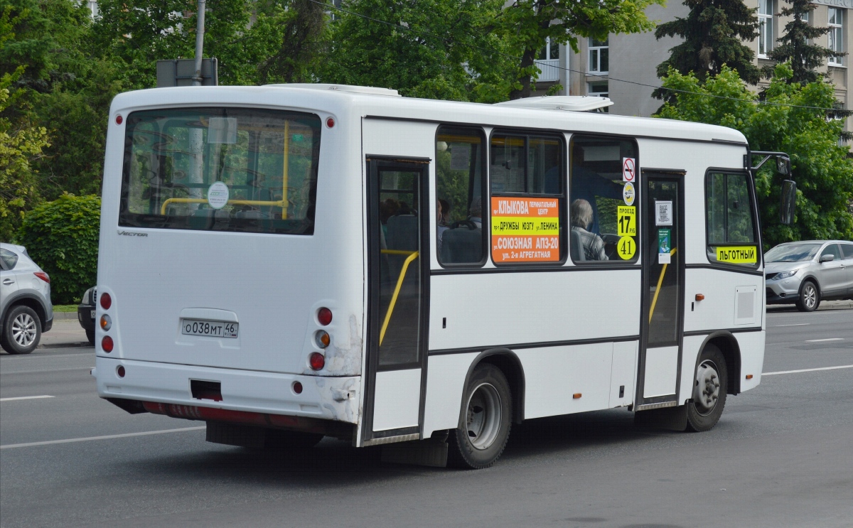 Курская область, ПАЗ-320302-08 "Вектор" № О 038 МТ 46