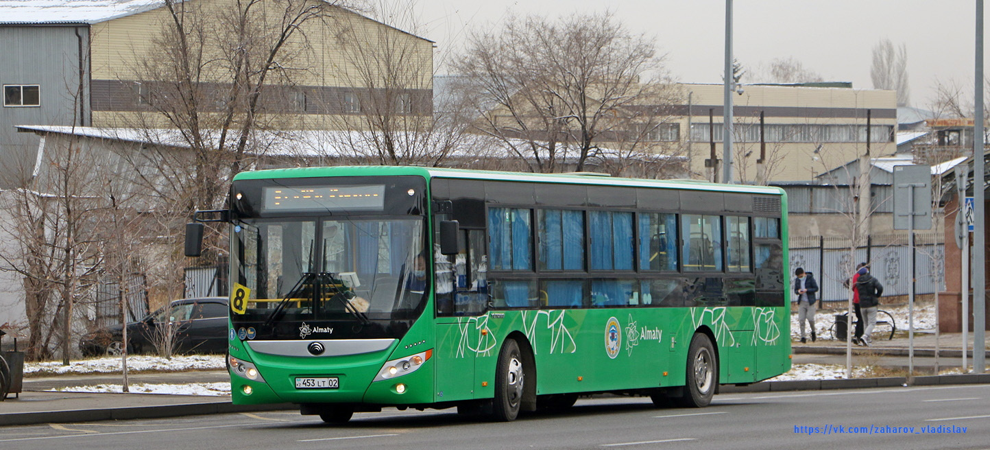 Алматы, Yutong ZK6118HGA (СарыаркаАвтоПром) № 453 LT 02