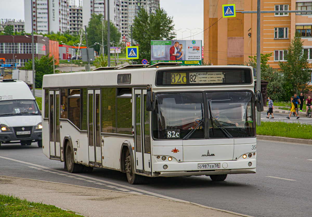 Пензенская область, МАЗ-103.465 № О 987 ЕВ 58