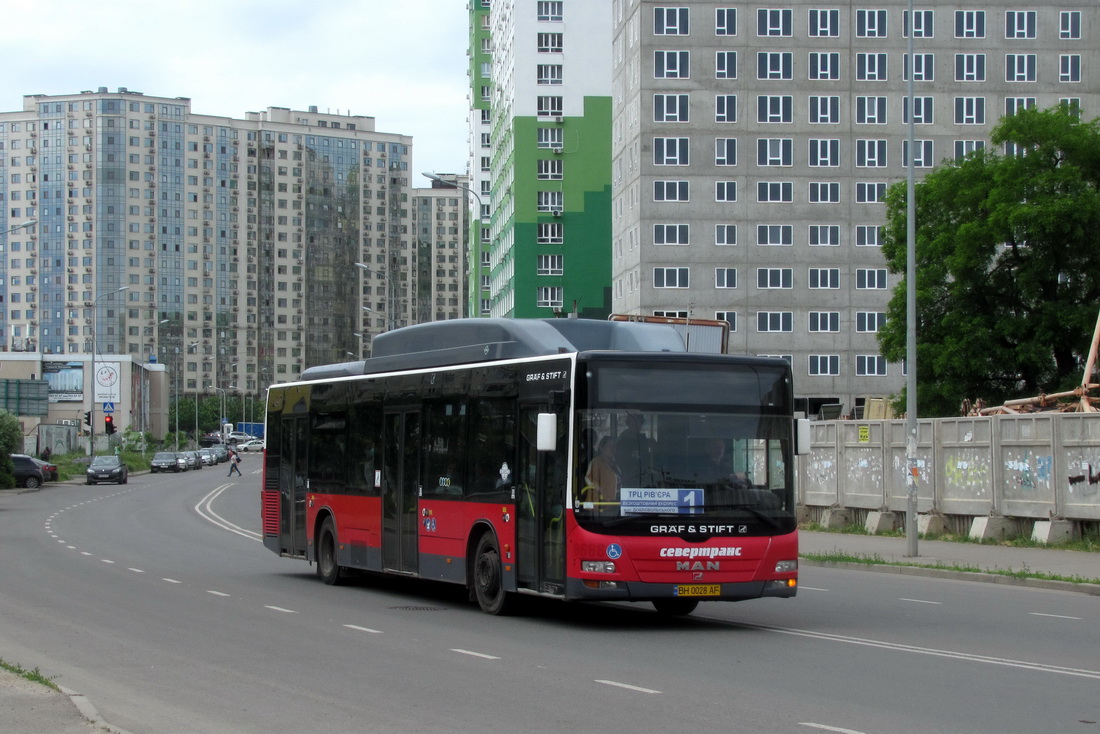 Одесская область, MAN A21 Lion's City NL273 LPG № 2154