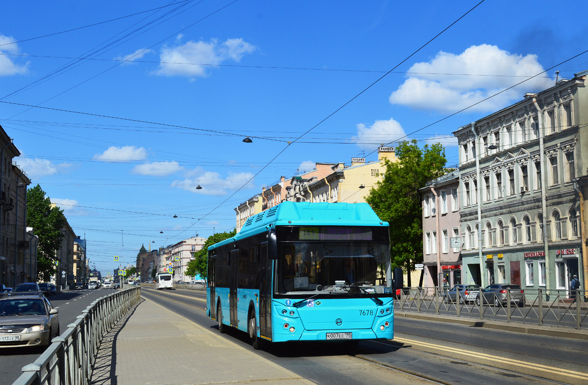 Санкт-Петербург, ЛиАЗ-5292.67 (CNG) № 7678