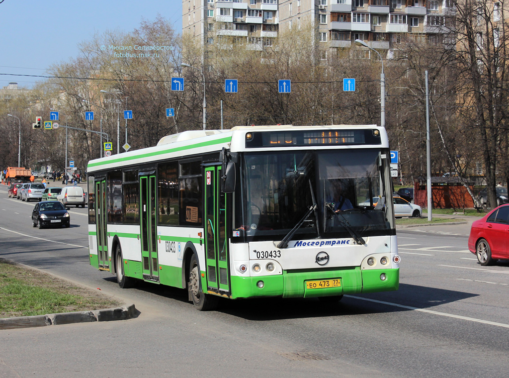 Москва, ЛиАЗ-5292.21 № 030433