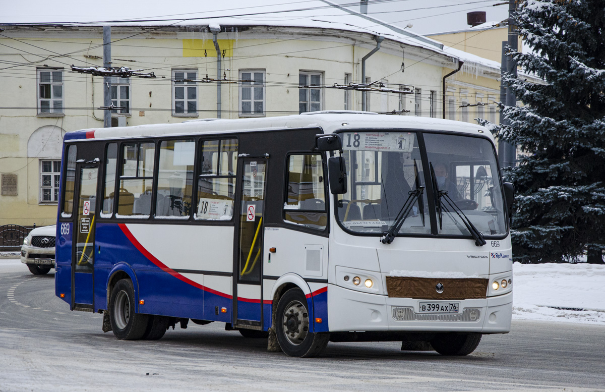 Ярославская область, ПАЗ-320412-04 "Вектор" № 669