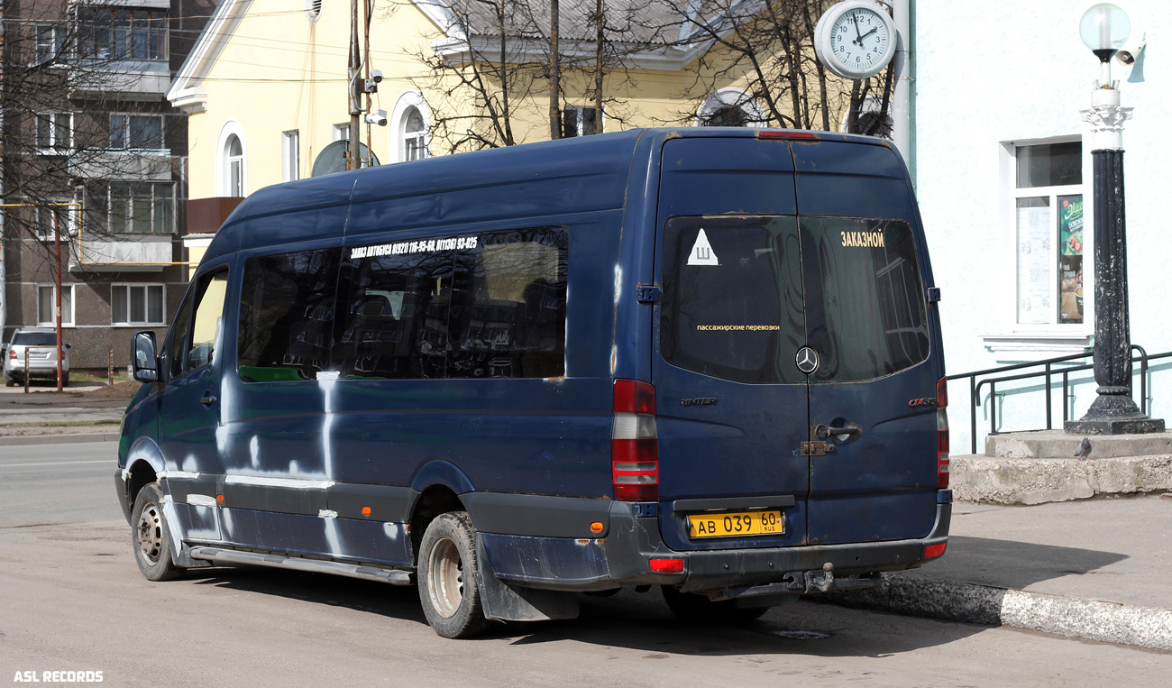 Псковская область, Mercedes-Benz Sprinter W906 515CDI № АВ 039 60