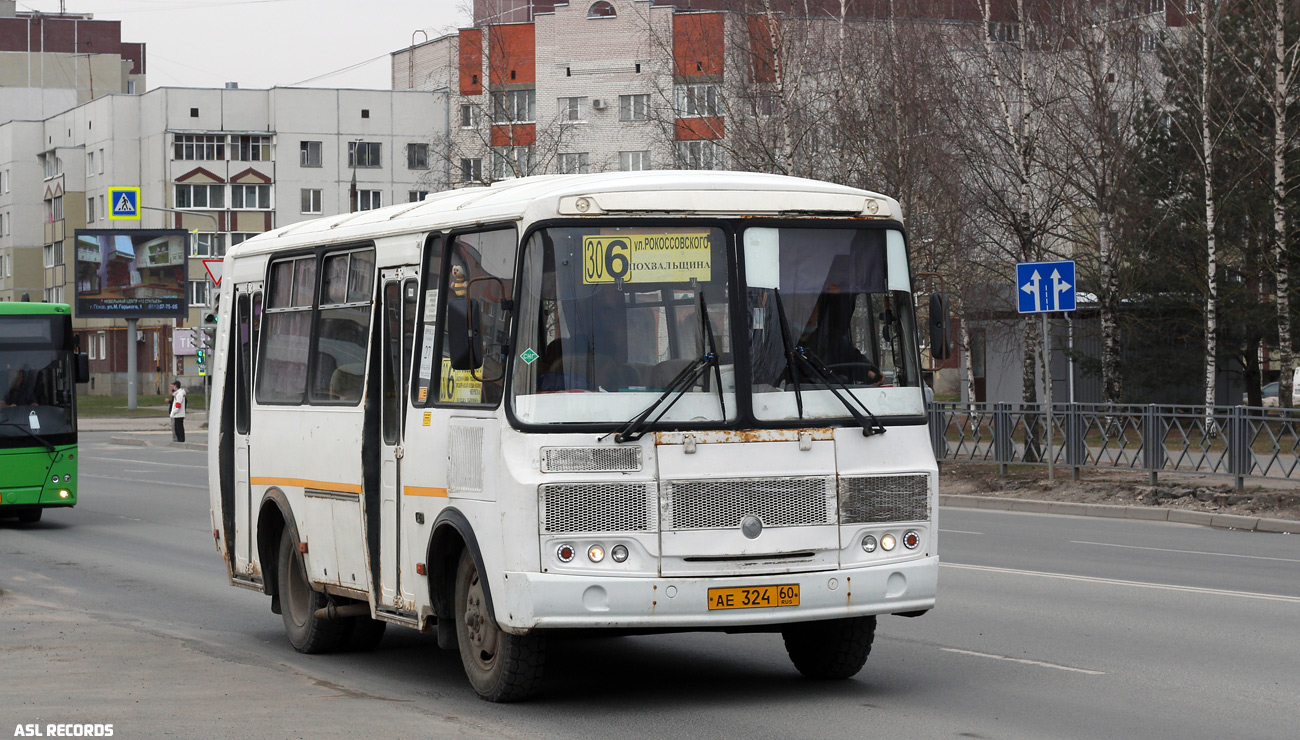 Псковская область, ПАЗ-32054 № АЕ 324 60