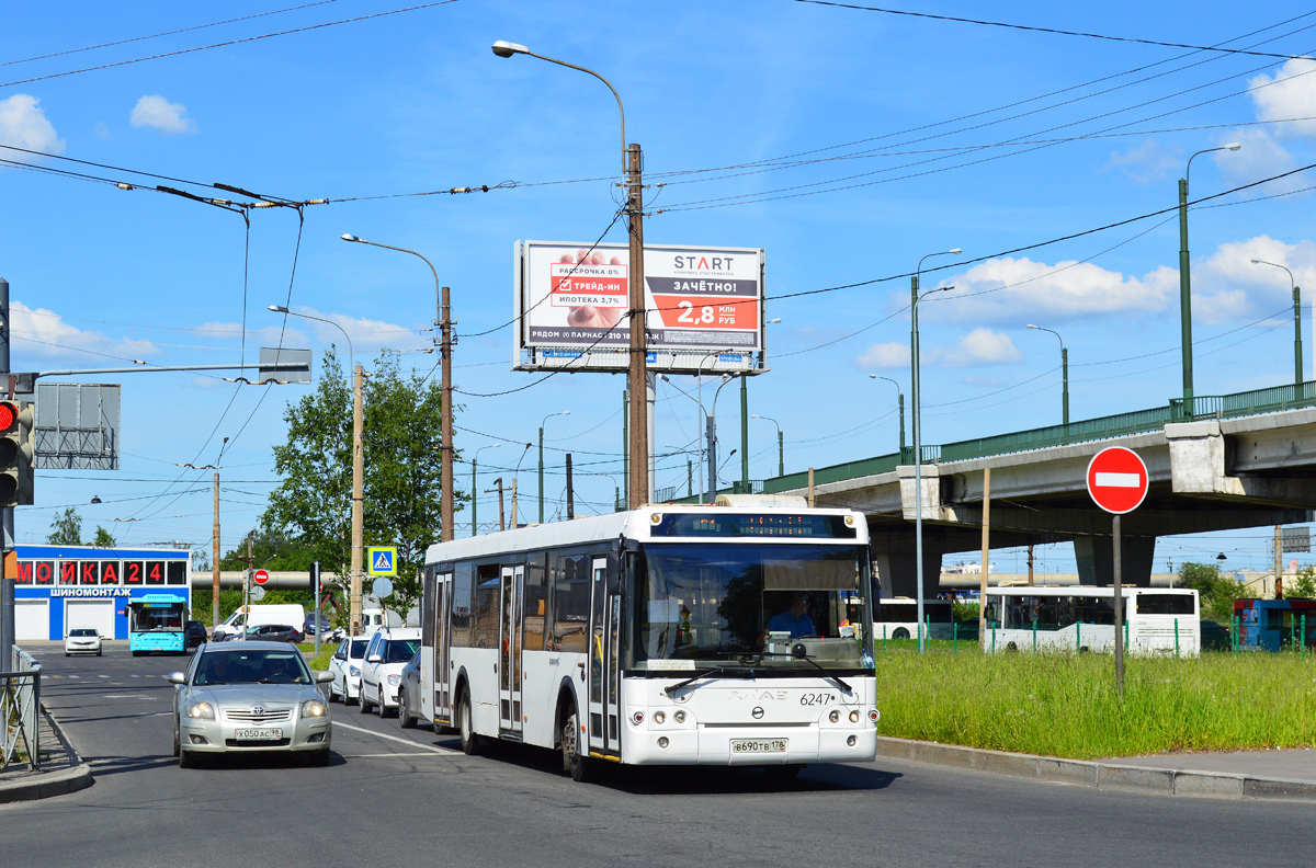 Санкт-Петербург, ЛиАЗ-5292.60 № 6247