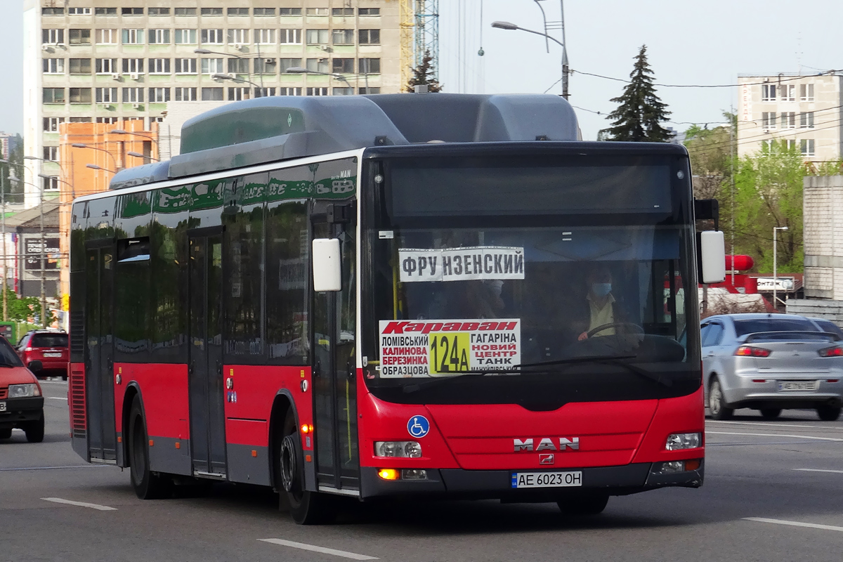 Днепропетровская область, MAN A21 Lion's City NL273 LPG № AE 6023 OH