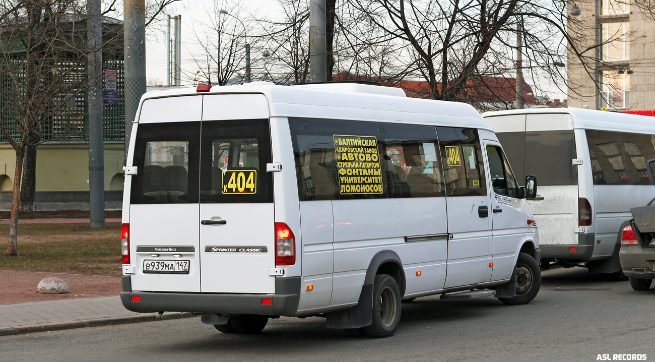 Санкт-Петербург, Луидор-223237 (MB Sprinter Classic) № В 939 МА 147