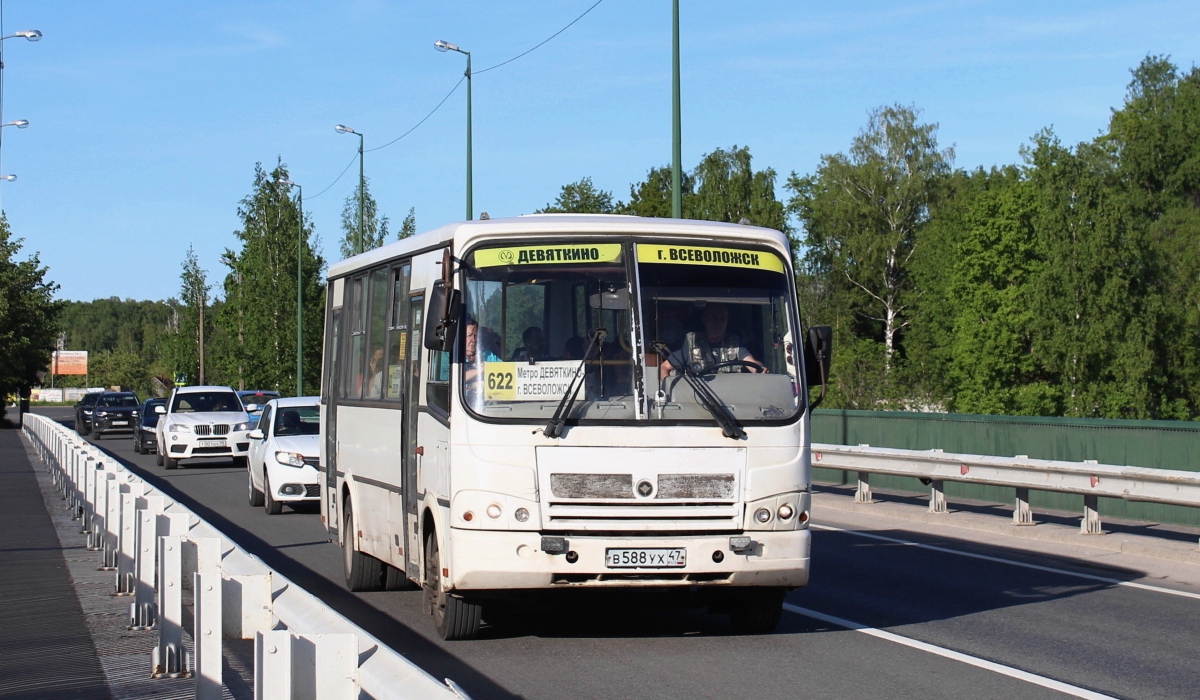 Ленинградская область, ПАЗ-320412-05 № В 588 УХ 47