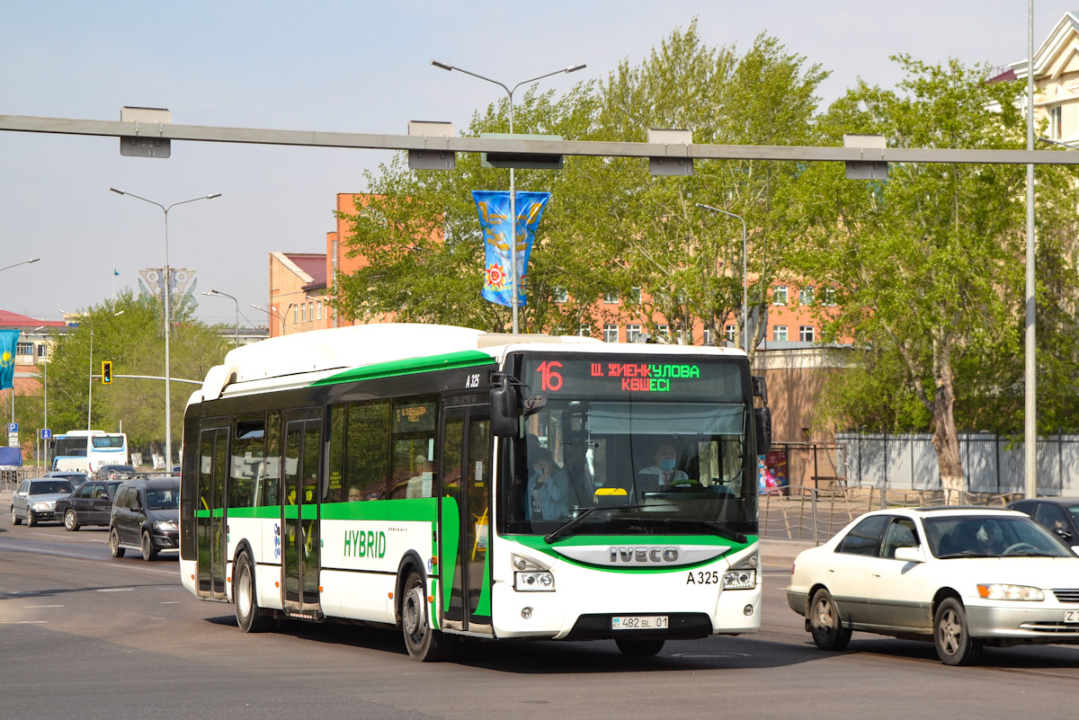 Астана, IVECO Urbanway 12M Hybrid (СарыаркаАвтоПром) № A325