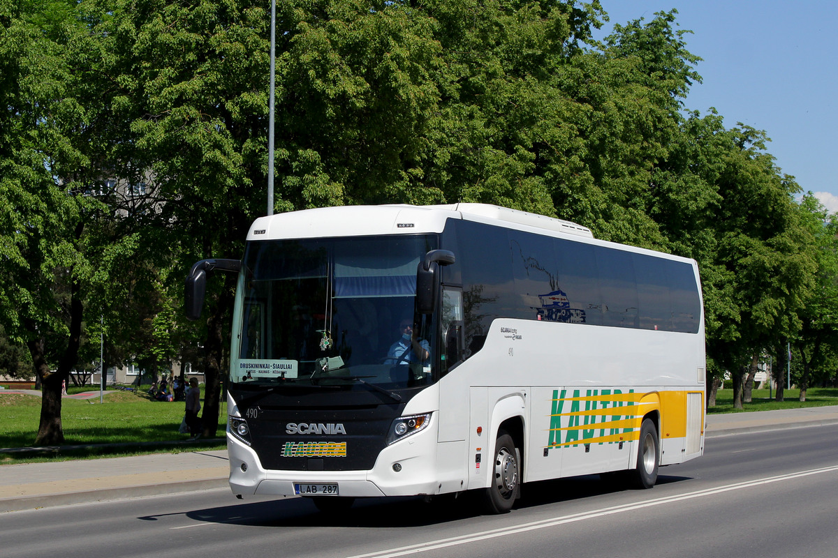 Литва, Scania Touring HD 12.0 № 490