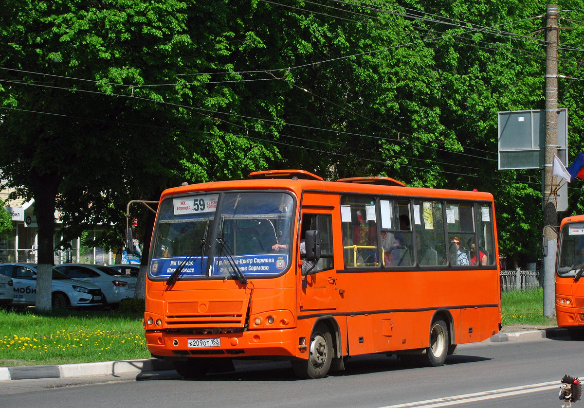 Нижегородская область, ПАЗ-320402-05 № К 209 ОТ 152