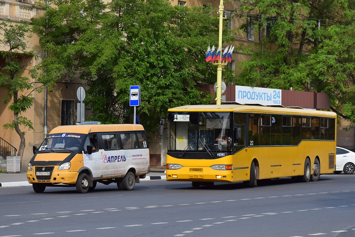 Volgográdi terület, GAZ-322132 (XTH, X96) sz.: Р 392 УР 34; Volgográdi terület, Volgabus-6270.00 sz.: 252