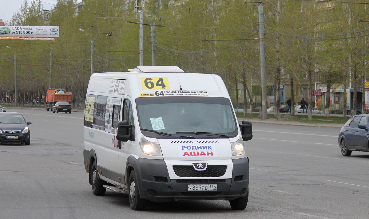 Челябинская область, Нижегородец-2227SK (Peugeot Boxer) № У 889 РВ 174