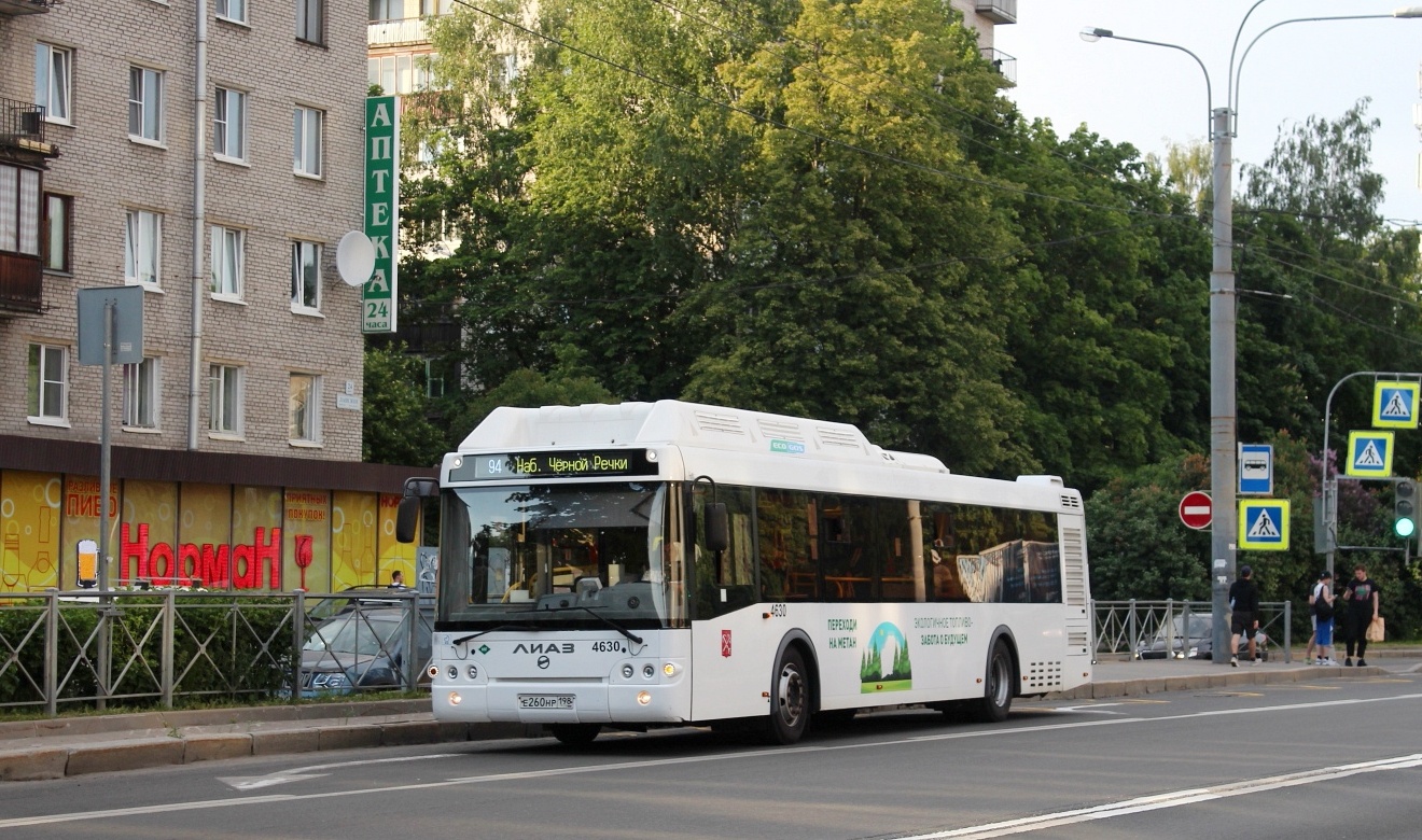 Санкт-Петербург, ЛиАЗ-5292.67 (CNG) № 4630