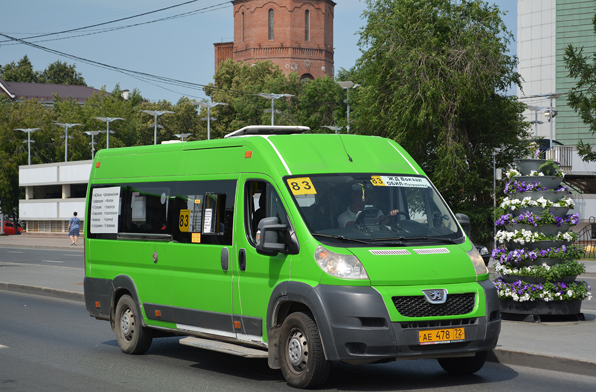 Тюменская область, Нижегородец-2227SK (Peugeot Boxer) № АЕ 478 72