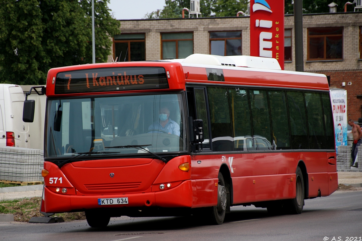 Литва, Scania OmniCity II № 571