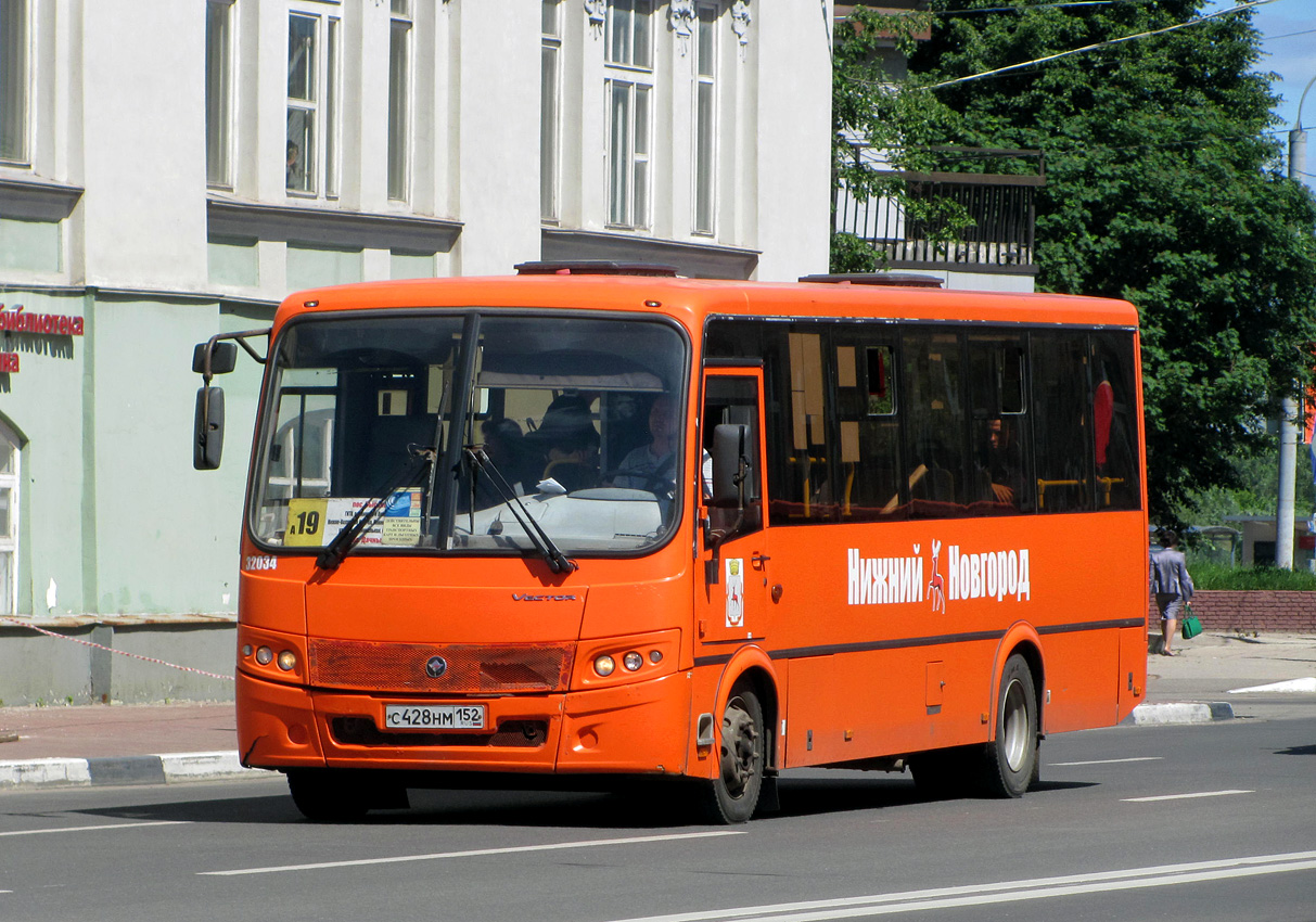 Нижегородская область, ПАЗ-320414-04 "Вектор" № 32034