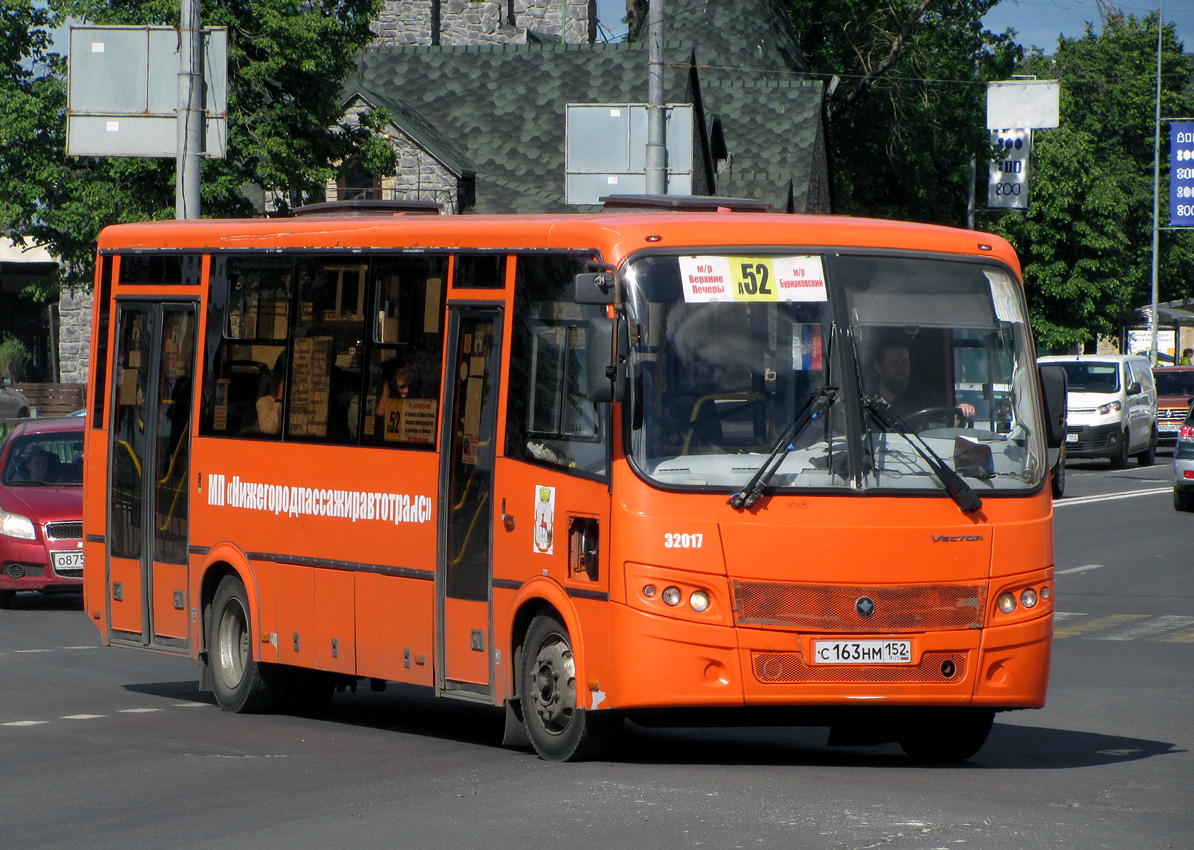 Нижегородская область, ПАЗ-320414-04 "Вектор" № 32017