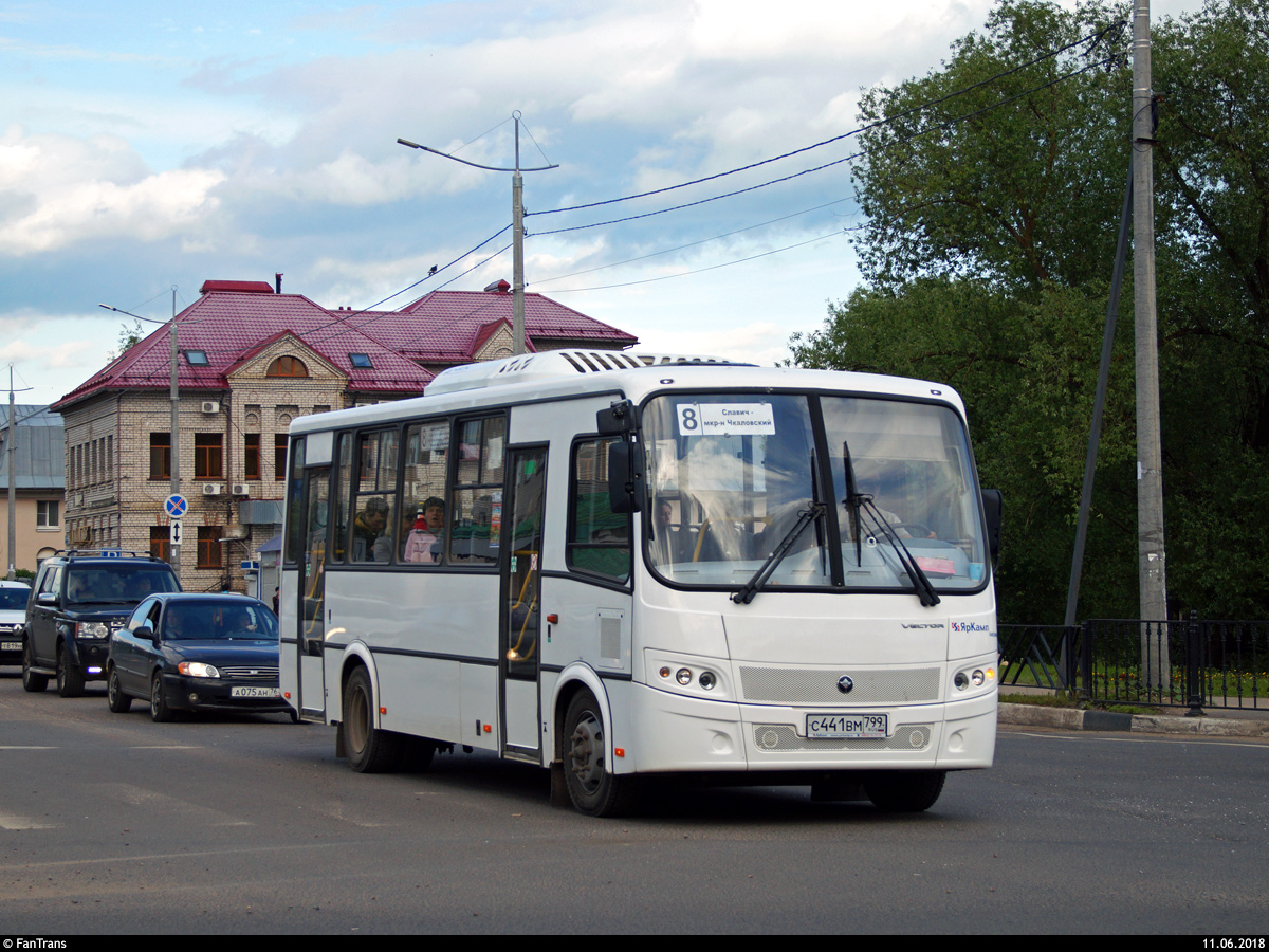 Yaroslavl region, PAZ-320412-04 "Vector" # С 441 ВМ 799