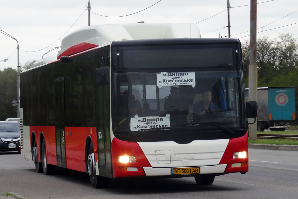 Днепропетровская область, MAN A26 Lion's City LL NL313-15 CNG № AE 3081 AB