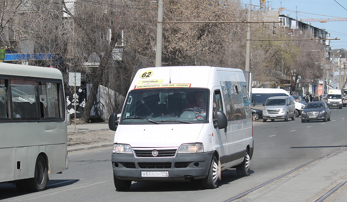 Челябинская область, FIAT Ducato 244 CSMMC, -RT № У 664 СР 174