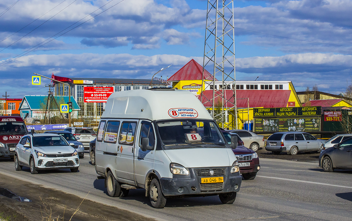 Ханты-Мансийский АО, Луидор-225000 (ГАЗ-3221) № АВ 046 86