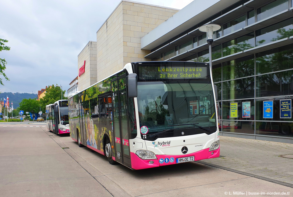 Нижняя Саксония, Mercedes-Benz Citaro C2 hybrid № 72