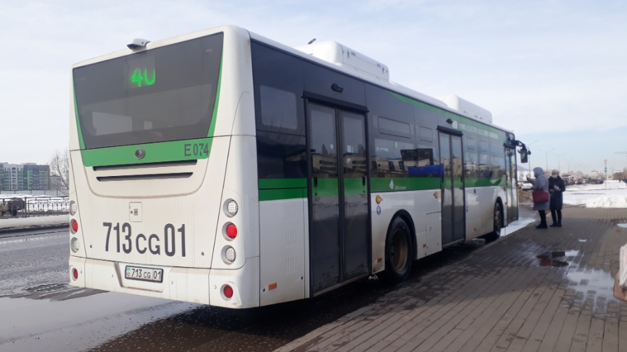 Астана, Yutong E12 (ZK6128BEVG) (СарыаркаАвтоПром) № E074