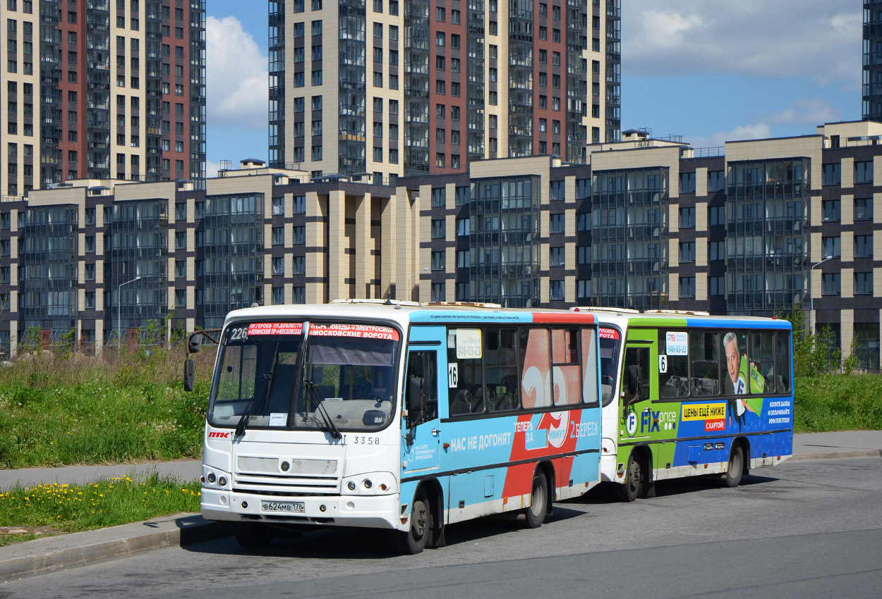 Санкт-Петербург, ПАЗ-320402-05 № n358; Санкт-Петербург, ПАЗ-320402-05 № n387