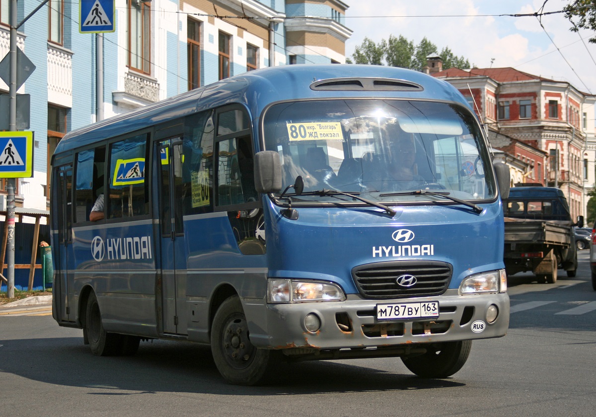 Samara region, Hyundai County № М 787 ВУ 163