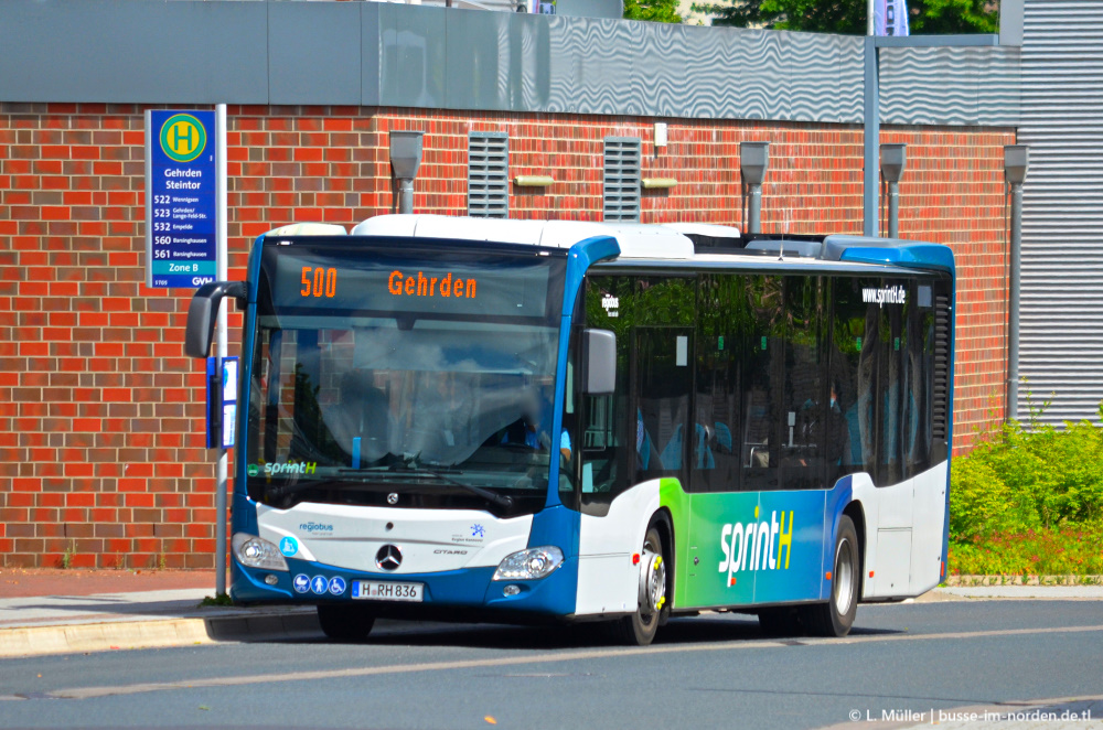 Нижняя Саксония, Mercedes-Benz Citaro C2 hybrid № H-RH 836